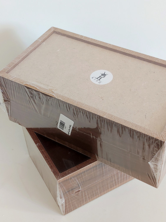 خرید جعبه دستمال کاغذی چوبی رایکا کد 141877