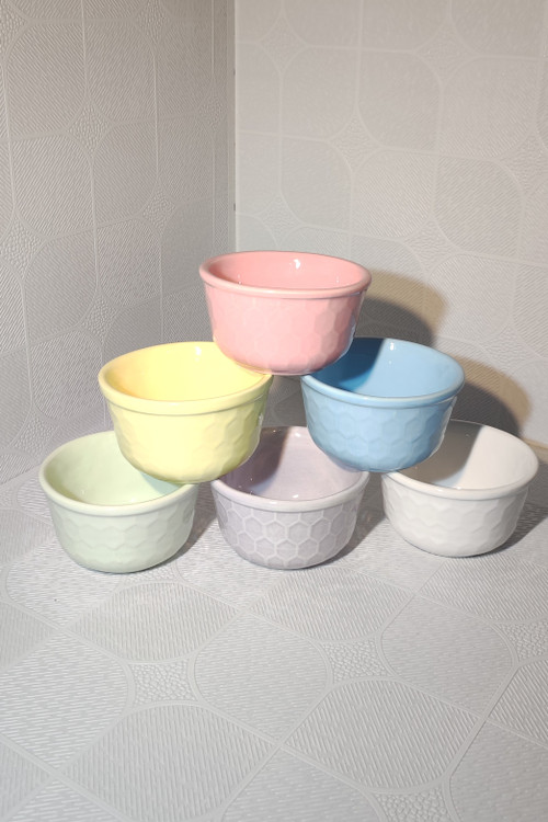 خرید کاسه کندو 3 پایه رنگی سرامیکی آماتیس