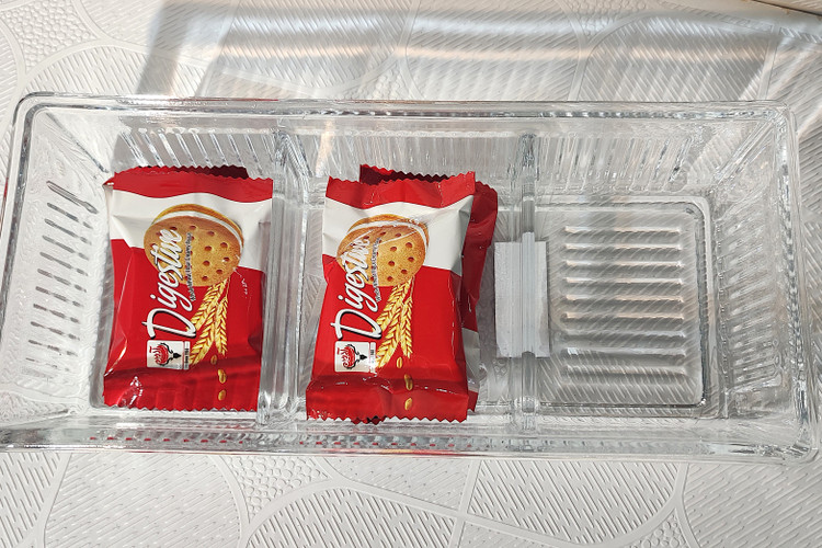 اردور خوری شیشه ای لیمون کد 2101 سه خانه درب دار