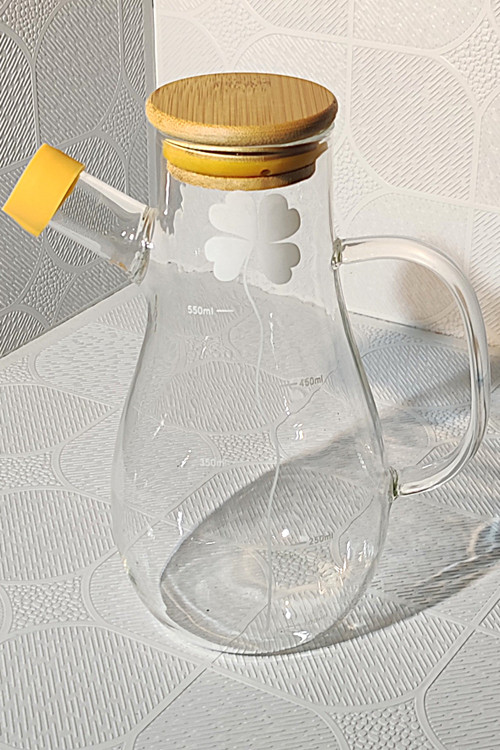 خرید جا روغنی شیشه ای طرح گل