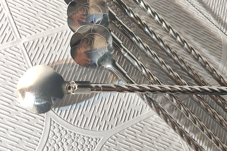 قاشق نی دار استیل