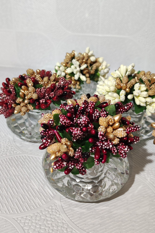 گلدان سینی کریستالی دکوری