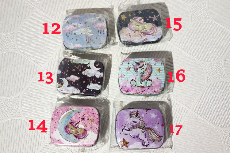 قیمت جعبه فلزی کوچک طرح گلدار و تک شاخ (یونیکورن)