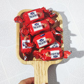 زیر لیوانی مربع چوبی راکتی
