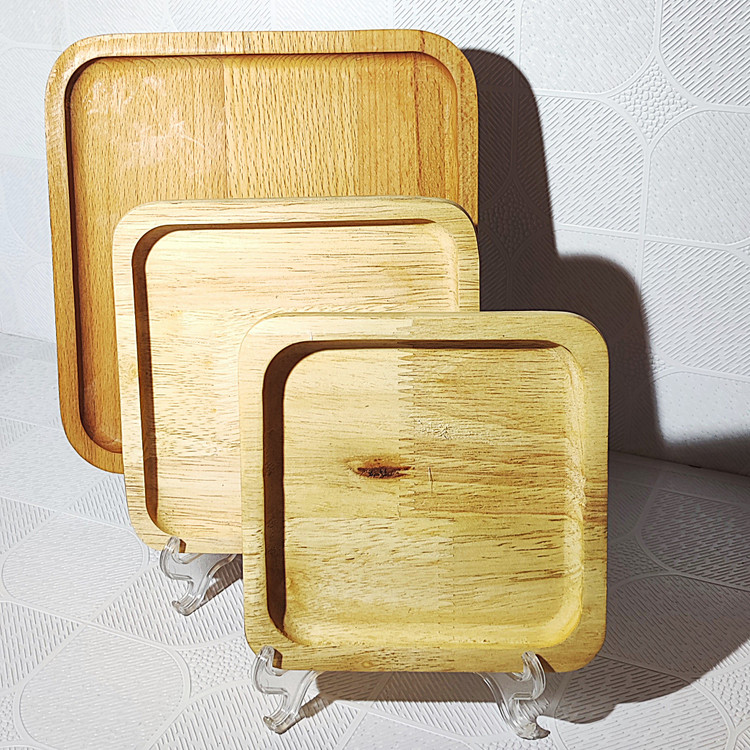 سینی چوبی مربع