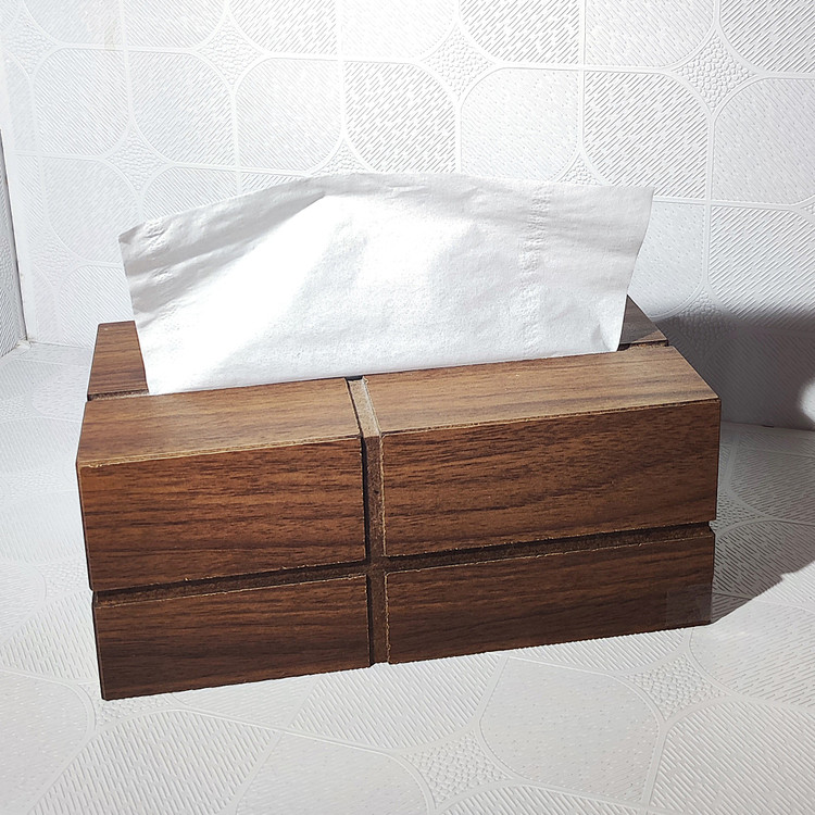 جعبه دستمال چوبی