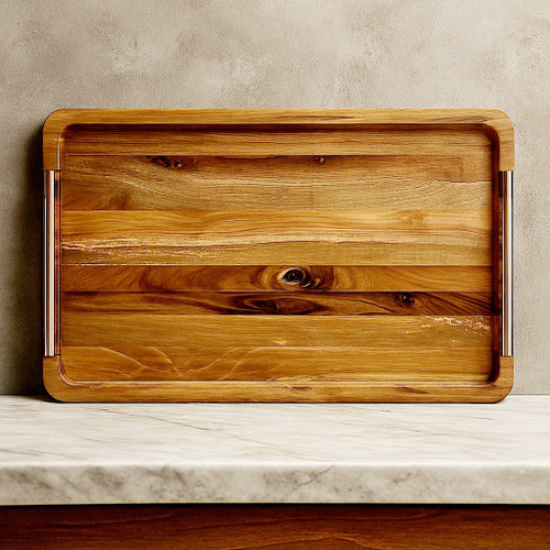 قیمت و خرید سینی چوبی مستطیلی