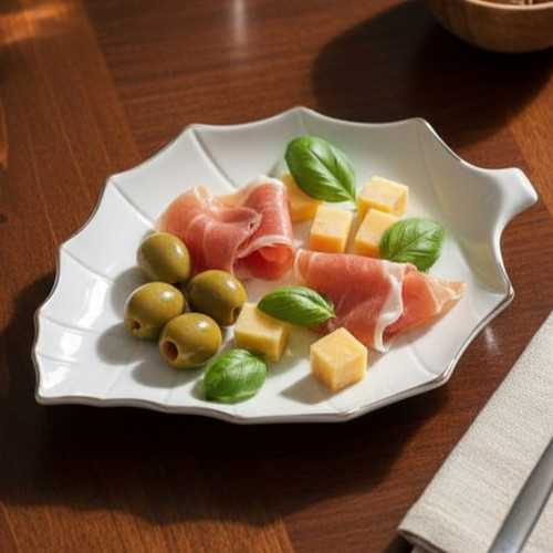 قیمت و خرید دیس سرامیکی طرح برگ