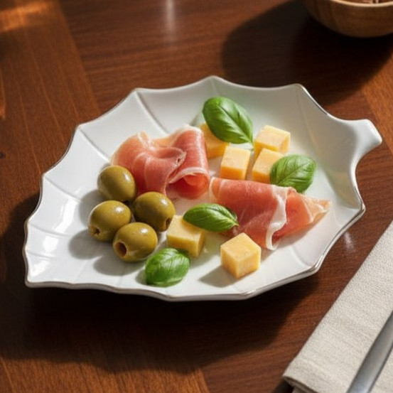 قیمت و خرید دیس سرامیکی طرح برگ