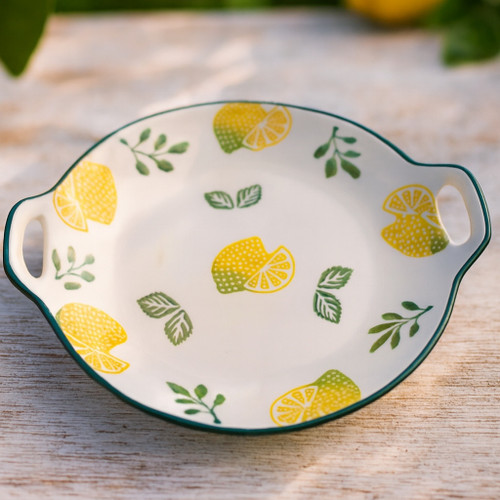 قیمت و خرید بشقاب سرامیکی دسته دار.