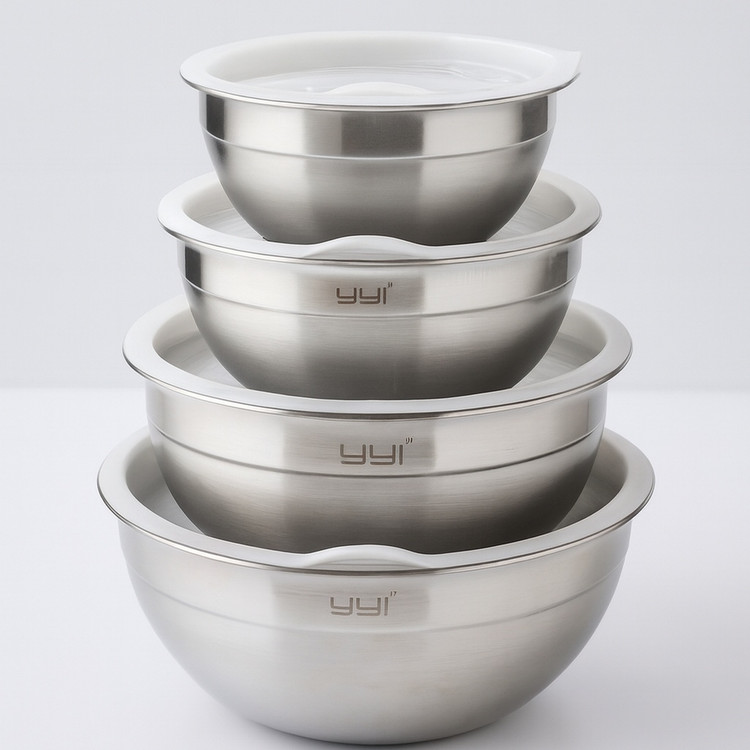 خرید لگن استیل درب دار