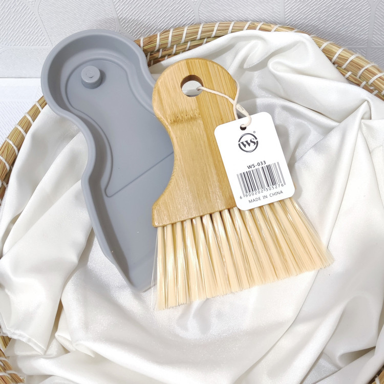 جارو خاک انداز بامبو برند ws