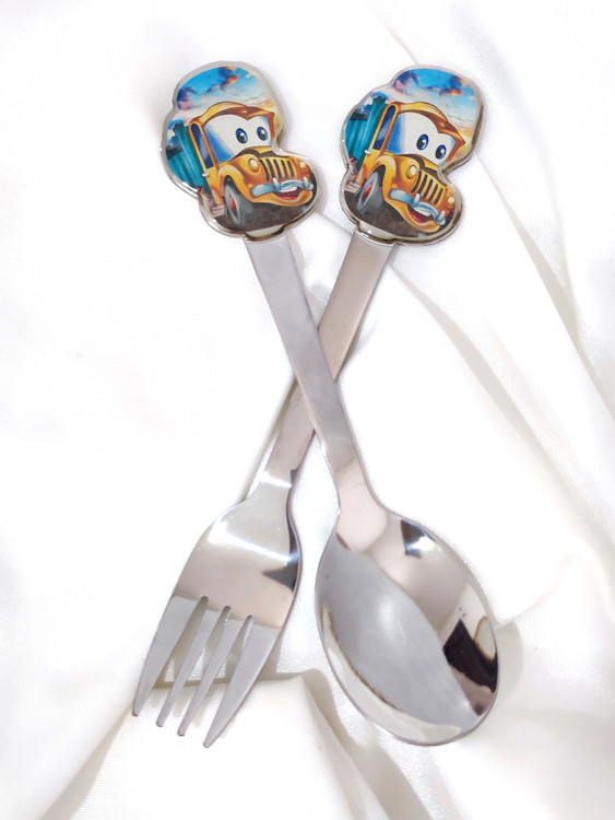 قیمت و خریدقاشق چنگال کودک استیل برند یونیک ماشین