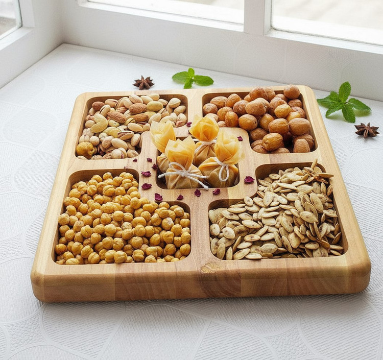 قیمت و خرید اردور خوری پنج خانه چوبی