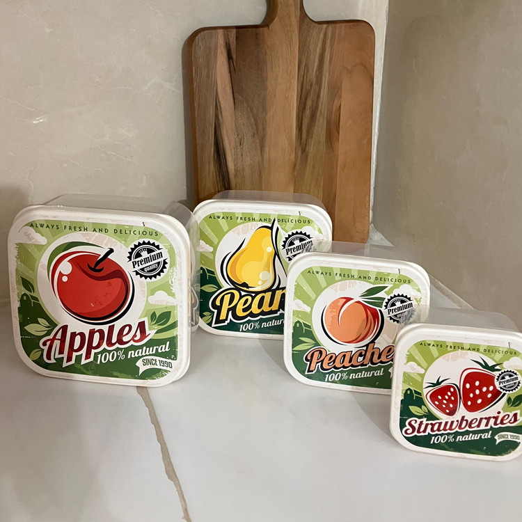 ظرف نگهدارنده هوبی لایف مدل Fun Box مجموعه 4 عددی