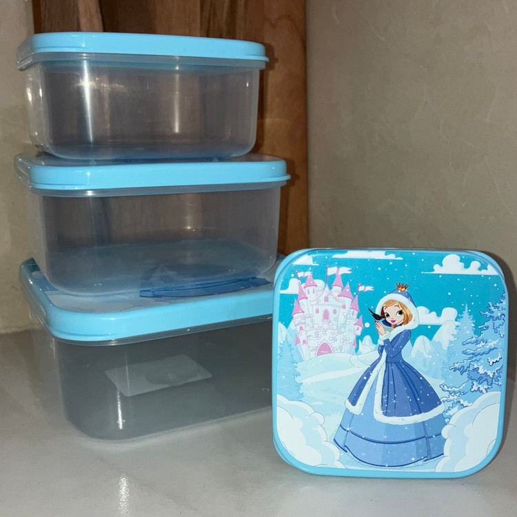 ظرف نگهدارنده هوبی لایف مدل Fun Box مجموعه 4 عددی