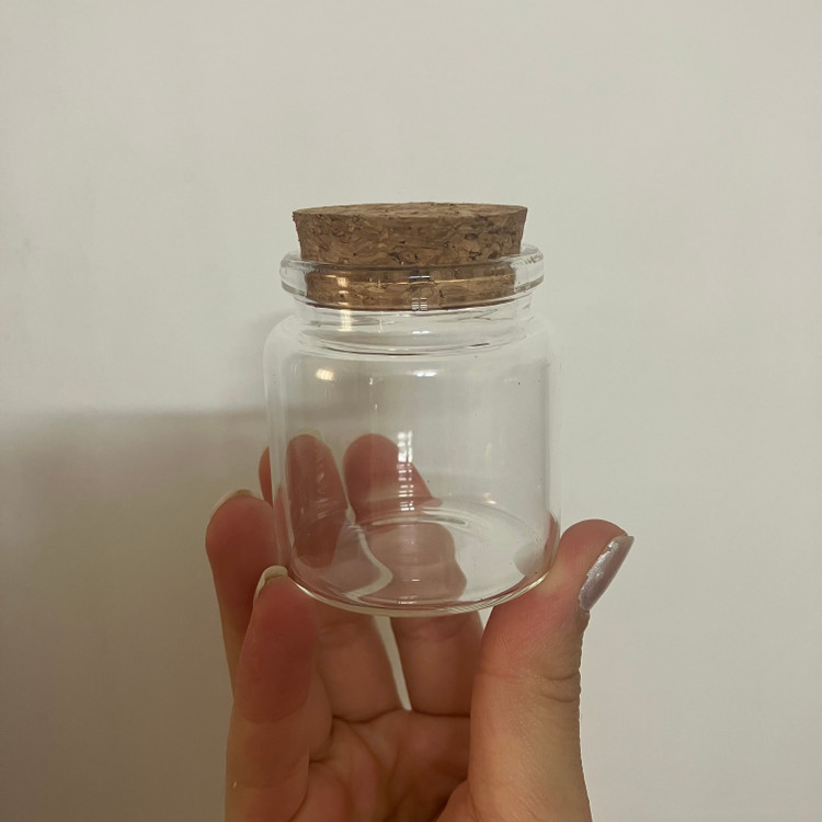 بانکه های پیرکس درب چوب پنبه