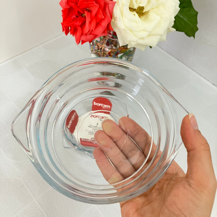 پیاله بورجام پاشاباغچه کد 590094 | کاپ کیک پیرکس گرد خطی