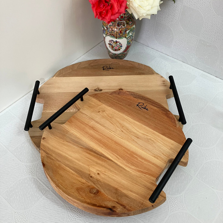 سینی چوبی دارکوب گرد رایکا