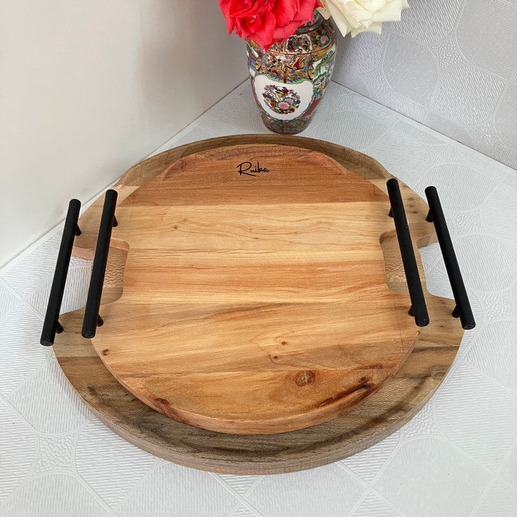 سینی چوبی دارکوب گرد رایکا