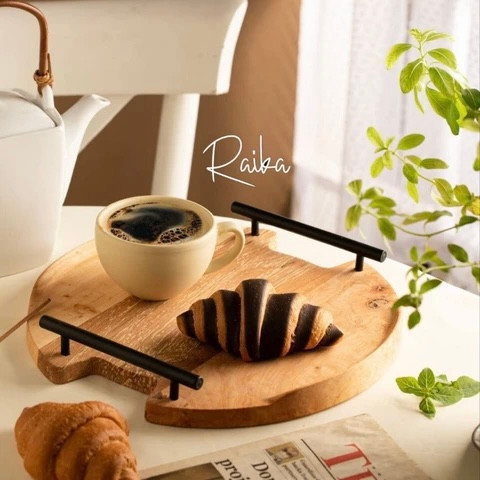 سینی چوبی دارکوب گرد رایکا